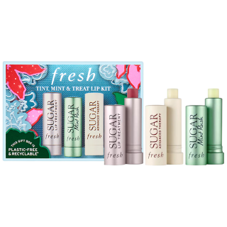 移动端、京东百亿补贴：馥蕾诗 经典护唇膏奢护礼盒（4.3g+2.2g*2）护肤品 生日礼物女男