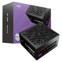 aigo 爱国者 星璨 EV1000 白金牌(92%)全模组化ATX电源 1000W 黑色