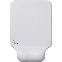  ELECOM/宜丽客 防鼠标手 护腕鼠标垫  220*150*25mm 白色