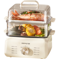 九阳 多功能 电蒸锅  奶油白