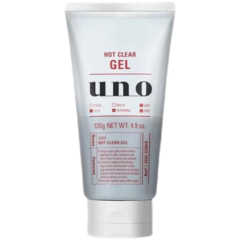 UNO 吾诺 碳活净颜系列 温感洁面啫喱 120g