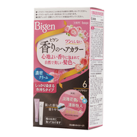  Bigen/美源 植物花香 染发膏  深棕色6 80g