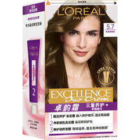 L'OREAL PARIS 巴黎欧莱雅 卓韵霜赋活养护染发霜 #5.7亚麻浅棕色 1盒