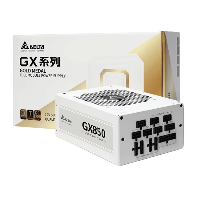 台达 额定850w/1000w单路12V金牌全模电脑电源支持4070