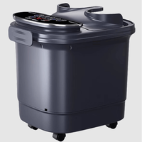 奥克斯 泡脚桶加热足浴 电动按摩