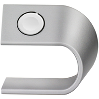 利乐普LEAP苹果手表充电底座iwatch1/2/3/4/5充电支架Apple Watch手表桌面座 太空银 曲线款