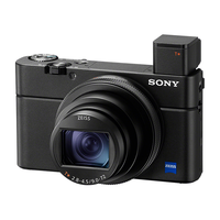 索尼（SONY） RX100M7 黑卡7 Vlog美颜数码相机 套装（相机+SGR1原装手柄+原装电池+支架） 套餐四 128G高速卡+备用电池+电池大礼包