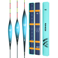 沃鼎鱼漂漂盒全套高灵敏加粗醒目综合鲫鲤鲢鳙大物浮漂抗走水浮漂套装 【垂钓休闲套装】3支-无漂盒