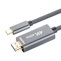 优籁特ULT-unite 4041-80113 Type-C转HDMI 视频线缆 2m 灰色