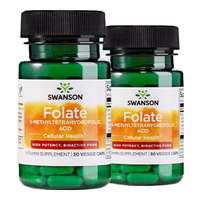 斯旺森 800mcg DEF活性叶酸备孕  防止神经管畸形 30粒两瓶装 只限今天！