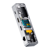 DockCase 带屏智能 Type-C拓展坞 USB-C转千兆网线接口 HDMI高清4K60hz投屏
