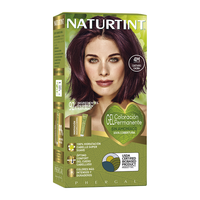 NATURTINT发彩符号纯植物染发膏无刺激不伤头皮盖白发4M桃红栗色