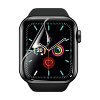 闪魔 适用apple watch s9保护膜 苹果iwatch S8/7/6/5/4/SE全屏防刮耐磨抗指纹触控灵敏手表保护贴膜 S9/8/7曲面全屏膜【45mm】2片