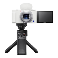  SONY/索尼 小巧轻便 Vlog相机+白色手柄  单机身