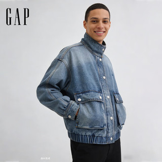  Gap/盖璞 logo刺绣 女士牛仔外套
