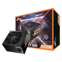 全汉 额定650W HV Pro 650W 电源 (支持ATX3.0/铜牌认证/12cm智能温控风扇/DC-DC）