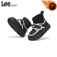 LEE KIDS 保暖 儿童棉鞋 28 【内长18.5cm适合脚长17.5-18.0cm】 黑色【加绒】