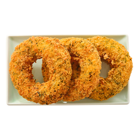 美加佳蒜香鳕虾圈800g（80g/枚*10） 油炸小吃  空气炸锅食材  