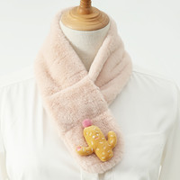 达芬奇密码 儿童卡通毛绒围脖  70*10cm