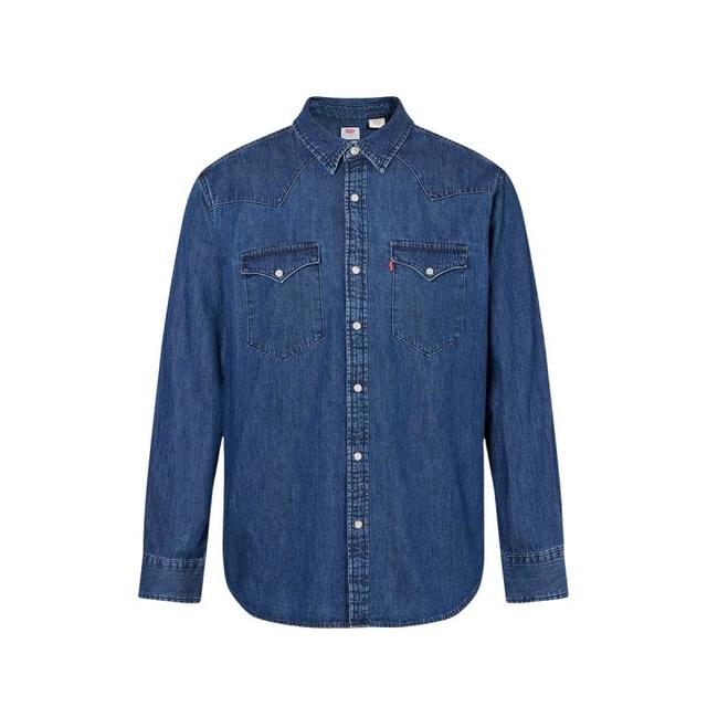 Levi's 简约美式长袖牛仔衬衫