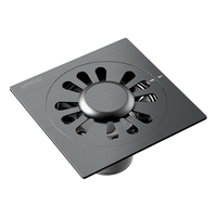 箭牌（ARROW）太空灰不锈钢地漏 自动密封地漏 卫生间地漏AE5151MGG