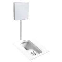 法恩莎 蹲便器套装 家用卫生间蹲厕便池防臭防堵易洁大冲力水箱整套蹲厕