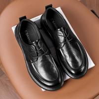 千百度 爆款商务休闲鞋男真皮休闲皮鞋男商务鞋男士皮鞋男鞋