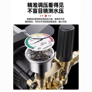 巨龙黑猫清洗机家用220V家庭自动洗车泵强力大功率超高压洗车机