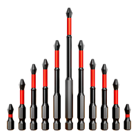 牛享（niuxiang）防滑十字批头 强磁批头套装电动螺丝刀套装高硬度披头风批头电钻 冲击防滑批头【90mm】10支装