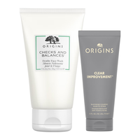 ORIGINS/悦木之源 控油清洁 男士祛痘清洁套装 75ml+150ml