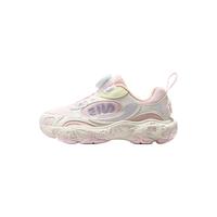 FILA/斐乐 复古跑鞋 儿童跑步鞋 朴雾嫩粉/奶白-SG 26