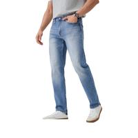 Levi's李维斯男士502锥形美式怀旧复古休闲cleanfit蓝色牛仔长裤 浅蓝色 38 (32)