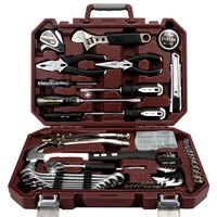 瑞德 家用工具套装维修五金组套多功能家庭组合家用五金车载工具箱套装 62合一车载机修综合套