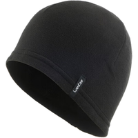 DECATHLON 迪卡侬 帽子儿童滑雪摇粒绒帽保暖秋加绒WEDZE2 儿童黑色(52_55cm) 均码