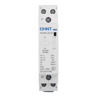正泰(CHNT)NCH8-25/02-220/230V 家用小型单相交流接触器220V导轨式 二常闭25A安2P
