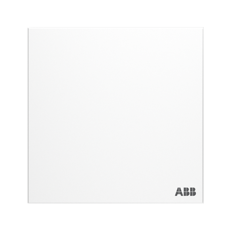 ABB 开关插座面板 一开单控单开单控开关 盈致系列 白色 CA101