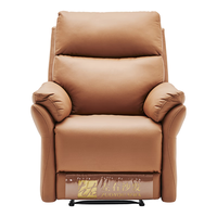 左右沙发功能皮感科技布单人沙发单椅DZY6010 暮光橙31055