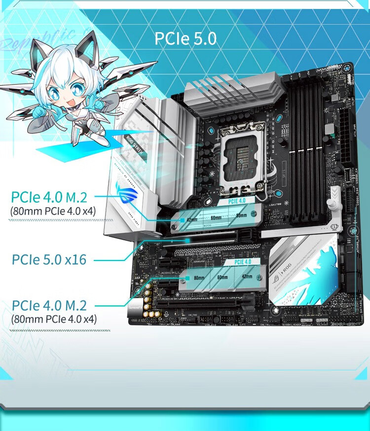 ROG STRIX B760-G GAMING WIFI S マザーボード 吹雪 ROG STRIX B760-G