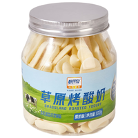 悦购高钙草原烤酸奶脆片100g罐装烤奶皮子内蒙奶制品儿童零食