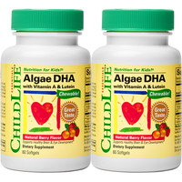 CHILDLIFE DHA藻油胶囊 草莓味 60粒*2瓶