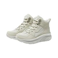 斯凯奇(Skechers)女子复古高帮老爹鞋经典时尚运动休闲167857 乳白色/OFWT 36.5