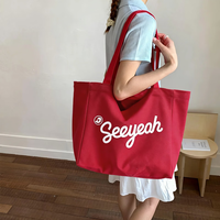 小野和子25年包包合集帆布包手提包水桶包百搭韩系日常通勤a1 酒红色帆布包