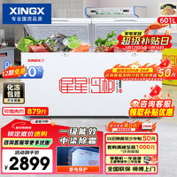 星星 601L商用冰柜 大容量冷藏冷冻转换柜 单温大容积减霜保鲜节能 BD/BC-628GE