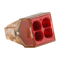 WAGO 万可接线端子 绝缘端子 四孔硬线电线连接器 20只装773-604