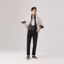 Levi's 男士时尚百搭511修身复古简约牛仔长裤04511 黑色 29 (32)