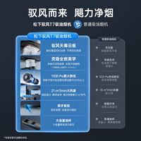 松下Panasonic抽油烟机大吸力厨房家用顶吸油烟机省电FV-N622TA1K