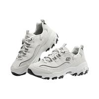 斯凯奇（Skechers）老爹鞋女时尚休闲鞋舒适896193 浅灰色/LTGY 36.5