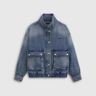  Gap/盖璞 logo刺绣 女士牛仔外套