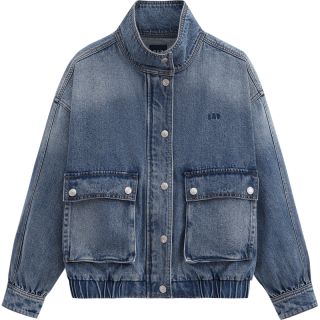  Gap/盖璞 logo刺绣 女士牛仔外套