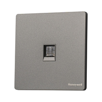 霍尼韦尔(Honeywell)开关插座面板超薄哑光无框 电脑插座(六类)网络插 T3云雾灰